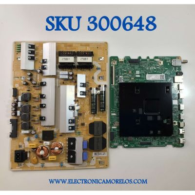 KIT DE TARJETAS PARA TV SAMSUNG / MAIN BN94-15317C / BN41-02749A-000 / BN97-18593C / DFVC2027 / FUENTE BN44-01065A / L82S6N_THS / PANEL CY-RT082FGLV2H / MODELO QN82Q70TAFXZA / QN82Q70TAFXZA FB01